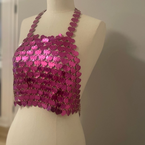 💖URBAN OUTFITTERS RAVE HEART TOP💖 - Picture 2 of 4